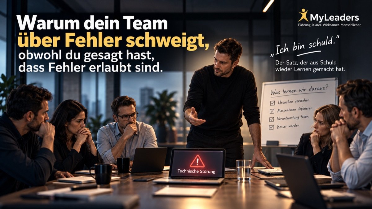 Warum dein Team über Fehler schweigt